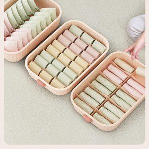 Wardrobe Bra Drawer Organizers 10 Cells, Underwear Organizer Closet